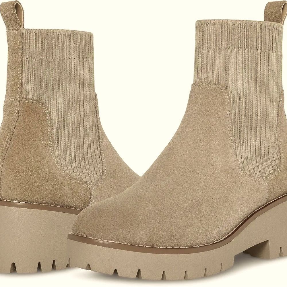 Blondo Dexter Waterproof Lug Sole Boot in Taupe Tan 7.5 NWT - Picture 15 of 15